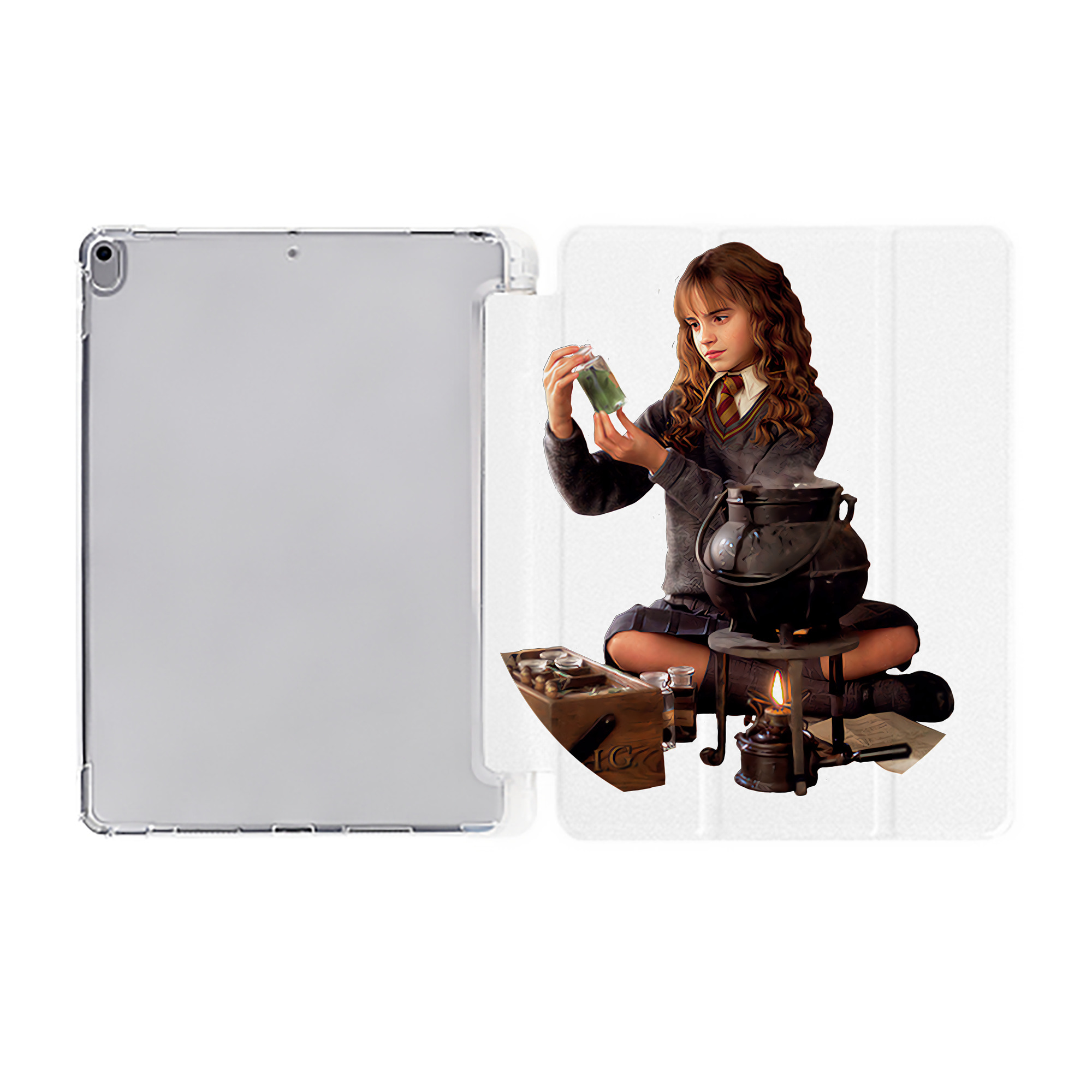 （画像用） Harry Potter ハリー・ポッターシリーズ IPad ケース ペン収納付き 三つ折りスタンド PUレザー×シリコン 対応機種9.5/10.5/10.9インチ
